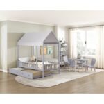 B2024GY-16S5 Bookcase, 5 Fixed Shelves - Image 6
