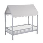 B2024GYCP-1 Twin Canopy Platform Bed