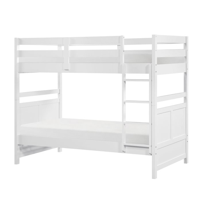 B2024WH-1_noBG_side_2__l.jpg B2024WH-1* Twin/Twin Bunk Bed - Image 1