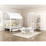 B2024WH-16S5 Bookcase, 5 Fixed Shelves - Image 6