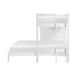B2024WHLTF-1* Twin/Full Loft Bunk Bed with Chest and Hidden Desk - Image 3