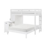 B2024WHLTF-1* Twin/Full Loft Bunk Bed with Chest and Hidden Desk - Image 7