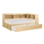 B2043BC-1BCR* Twin Bookcase Corner Platform Bed with Twin Trundle - Image 3