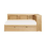 B2043BC-1BCR* Twin Bookcase Corner Platform Bed with Twin Trundle - Image 2