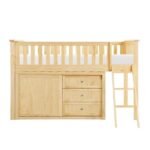B2043LL-1*DR Low Loft Bunk with Dresser - Image 2