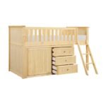 B2043LL-1*DR Low Loft Bunk with Dresser - Image 3