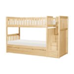 B2043SB-1*R Twin/Twin Step Bunk Bed with Twin Trundle