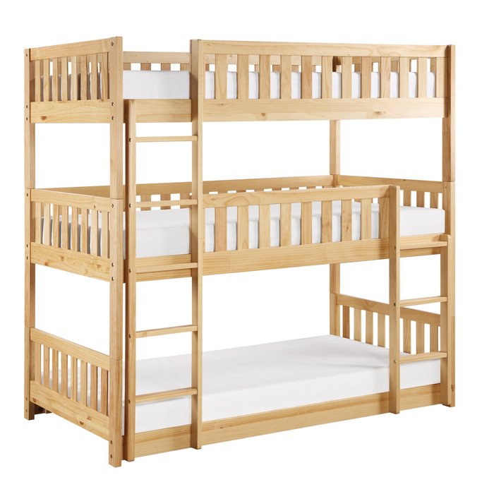 B2043TTT1_noBG_side__l.jpg B2043TTT-1* Triple Bunk Bed - Image 1