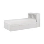 B2053BCW-1R* Twin Bookcase Platform Bed with Twin Trundle