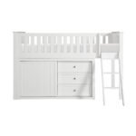 B2053LLW-1*DR Low Loft Bunk with Dresser - Image 2