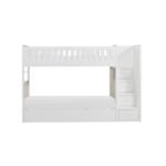 B2053SBW-1*R Twin/Twin Step Bunk Bed with Twin Trundle - Image 2