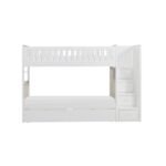 B2053SBW-1*T Twin/Twin Step Bunk Bed with Storage Boxes - Image 2