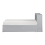 B2063BC-1T* Twin Bookcase Platform Bed with Storage Boxes - Image 2