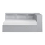 B2063BC-1BCR* Twin Bookcase Corner Platform Bed with Twin Trundle - Image 2