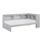 B2063BC-1BC* Twin Bookcase Corner Platform Bed