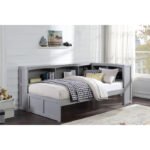 B2063BC-1BC* Twin Bookcase Corner Platform Bed - Image 3