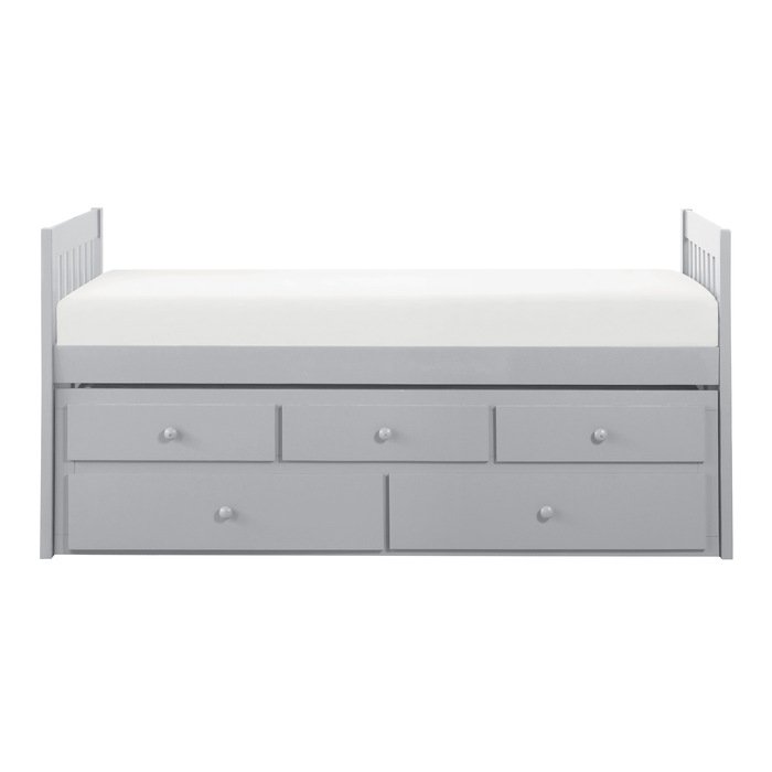B2063PR1_noBG_front__l.jpg B2063PR-1* Twin/Twin Trundle Bed - Image 1