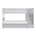 B2063SB-1*R Twin/Twin Step Bunk Bed with Twin Trundle