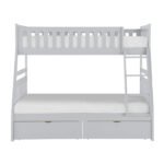 B2063TF-1*T Twin/Full Bunk Bed with Storage Boxes