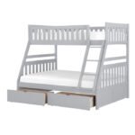 B2063TF-1*T Twin/Full Bunk Bed with Storage Boxes - Image 2