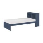 B2083BUBC-1* Twin Bookcase Platform Bed
