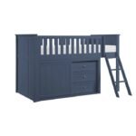 B2083BULL-1*DR Low Loft Bunk with Dresser