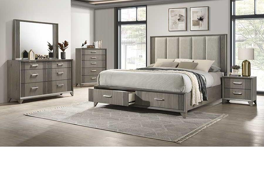 B6590_42_1500_975.jpg HUGO KING 5 PC BEDROOM SET GRAY - Image 1