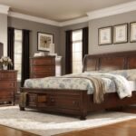 BALTIMORE QUEEN 5 PC BEDROOM SET IN WALNUT