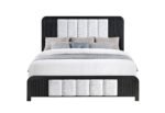 BECKETT WHITE/BLACK KING BED