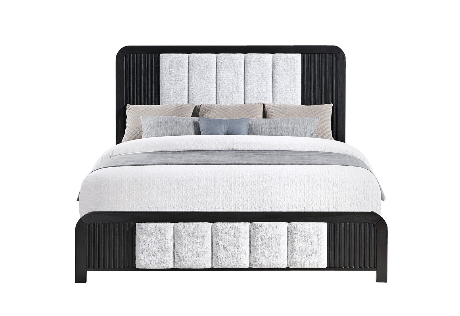 BECKETT-WHTBLK-KB-1-1.jpg BECKETT WHITE/BLACK KING BED - Image 1