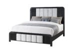 BECKETT WHITE/BLACK KING BED - Image 2