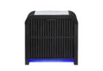 BECKETT WHITE/BLACK NIGHTSTAND WITH LED, COOLER AND SPEAKER