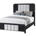 BECKETT WHITE/BLACK QUEEN BED