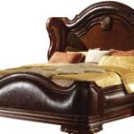 BELLA QUEEN BED DARK WALNUT