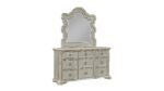 BELLA QUEEN 5 PC BEDROOM SET IN CHAMPAGNE - Image 3