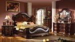BELLA QUEEN 5 PC BEDROOM SET IN WALNUT