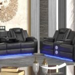 BENZ 2 PC Living Room Sets IN GRAY