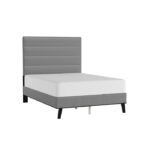 BHE5004GY-54* 54" Gray Vinyl Platform Bed