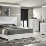 BLANCA QUEEN 5 PC BEDROOM SET IN WHITE