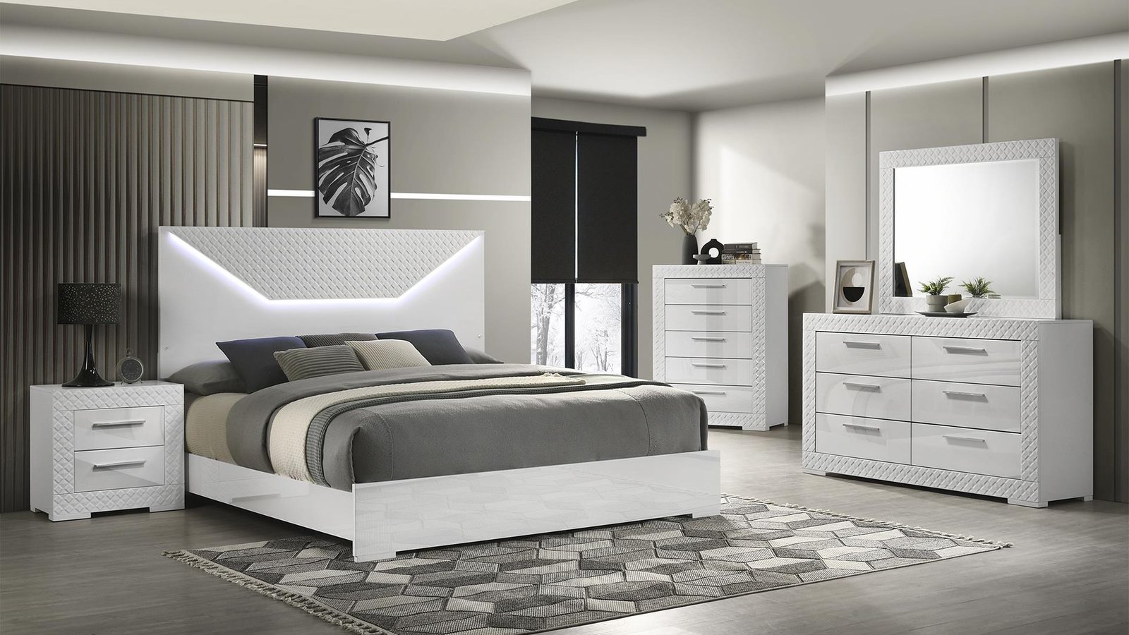 BLANCA_2_4_1500_975.jpg BLANCA QUEEN 5 PC BEDROOM SET IN WHITE - Image 1