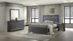 BLAZE KING 5PC BEDROOM SET IN GRAY - Image 2
