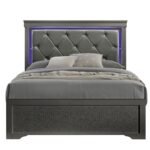 BLAZE KING BED GRAY
