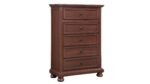 BOSTON QUEEN 5 PC BEDROOM SET IN WALNUT - Image 7
