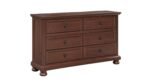 BOSTON QUEEN 5 PC BEDROOM SET IN WALNUT - Image 4