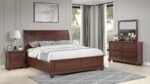 BOSTON QUEEN 5 PC BEDROOM SET IN WALNUT - Image 2