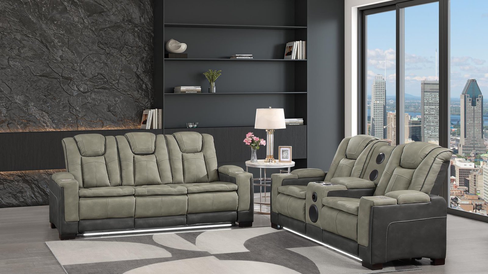 BRUNO_SF_324__26__1500_975.jpg BRUNO 2 PC LIVINGROOM SET GRAY - Image 1