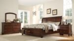 BALTIMORE QUEEN 5 PC BEDROOM SET IN WALNUT - Image 2