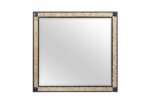 BLAKE BLACK/GOLD KING BED WITH LAMPS, DRESSER, MIRROR, NIGHTSTAND - Image 4