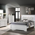 BROOKLYN TWIN 4 PC BEDROOM SET IN WHITE