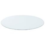 48-INCH 6MM ROUND CLEAR TEMPERED GLASS TOP